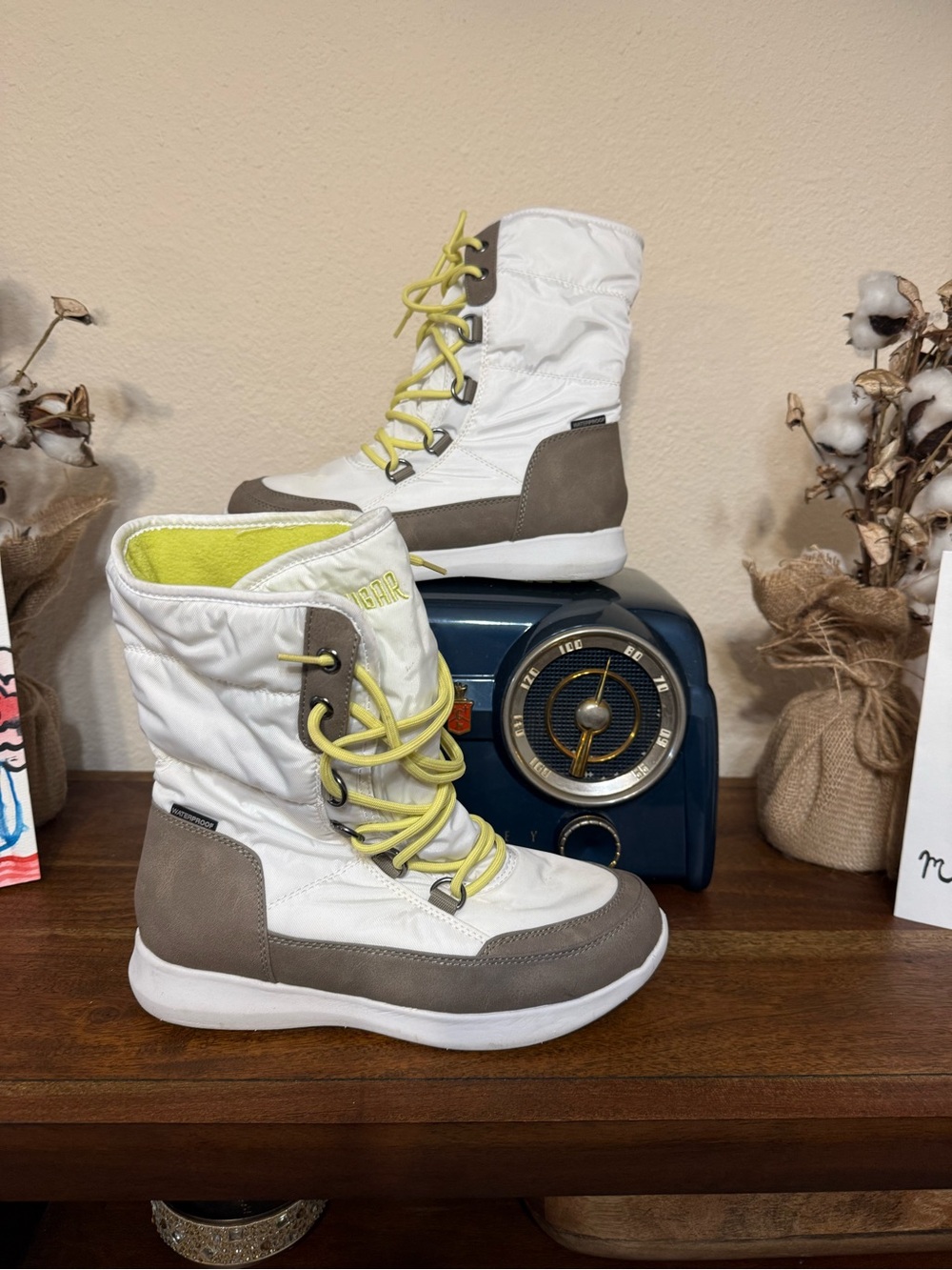 COUGAR WAGU THINSULATE SNOW BOOT WATERPROOF FLEECE LINED INSULATED SHOES * 8M